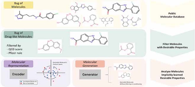 Drug-like molecule pre-training strategy overview